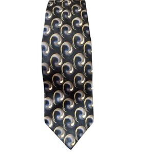 J.Z. Richards Nordstrom‎ Silk Necktie Abstract Pattern Hand Made USA 61"